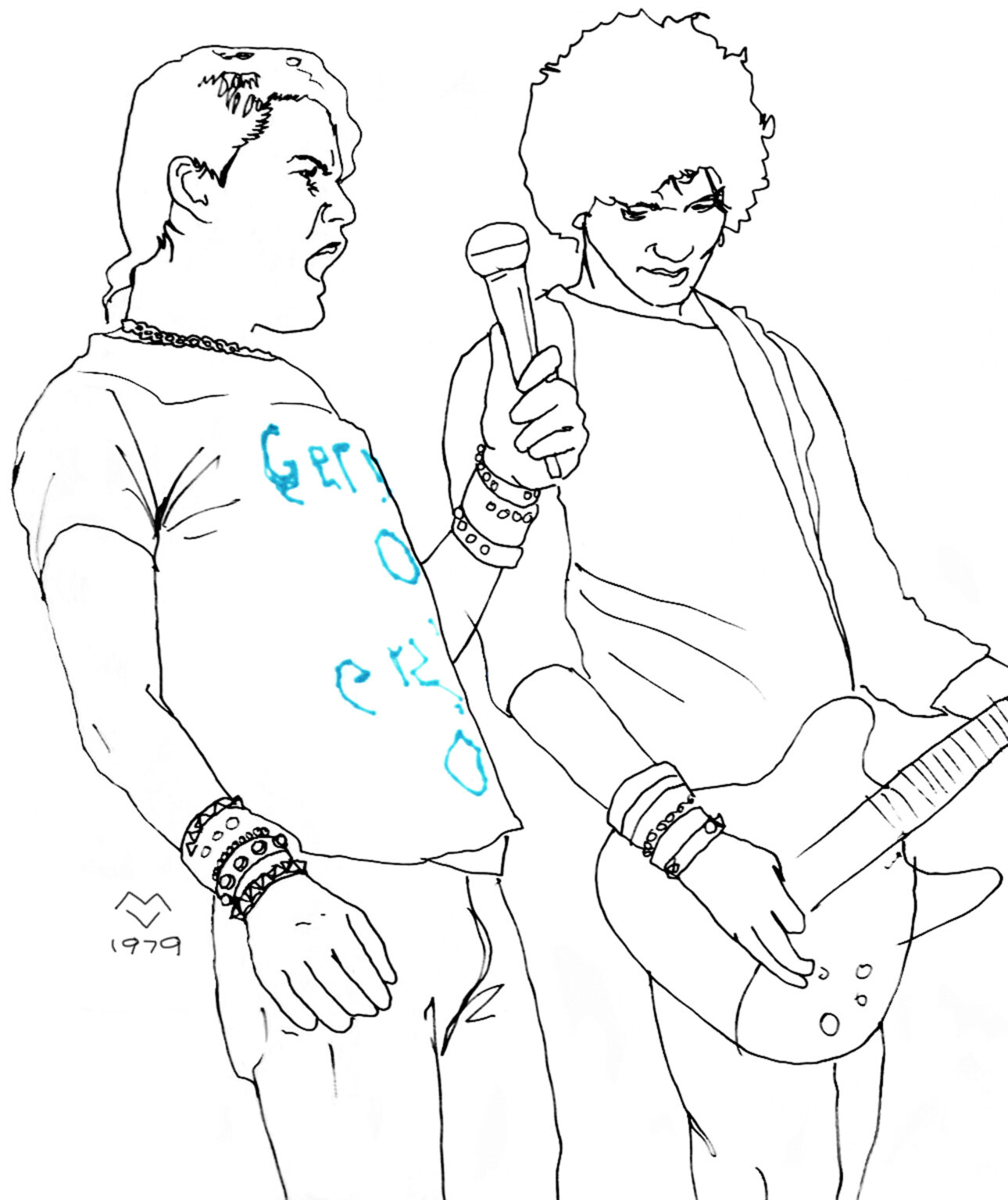 Mark Vallen Germs 1979